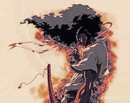 Afro Samurai Game Paint By Numbers