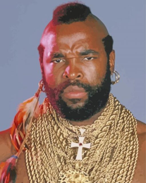 American Wrestler Mr T Paint By Numbers