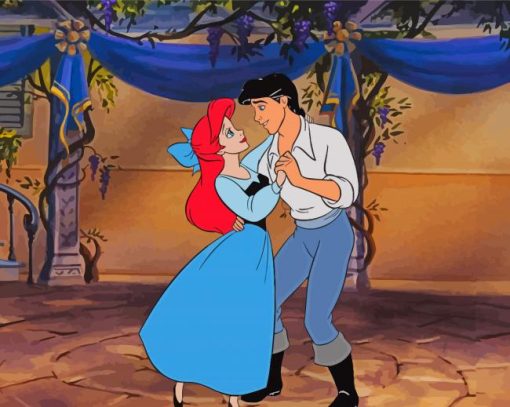 Ariel And Eric Dancing Paint By Numbers