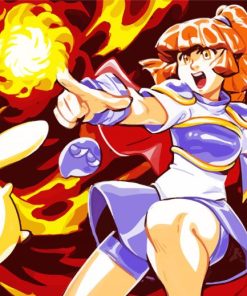 Arle Nadja Anime Girl Paint By Numbers