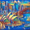 Australia Sydney Harbour Art Paint By Numbers