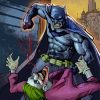 Batman And Joker Battle Art Paint By Numbers