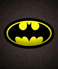 Batman Logo Paint By Numbers