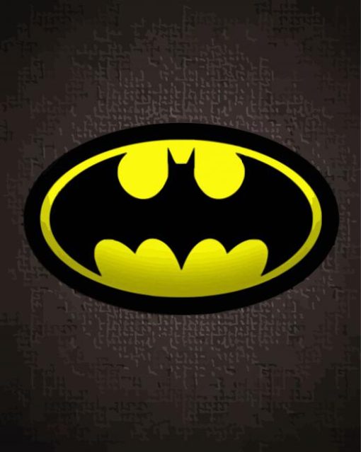 Batman Logo Paint By Numbers