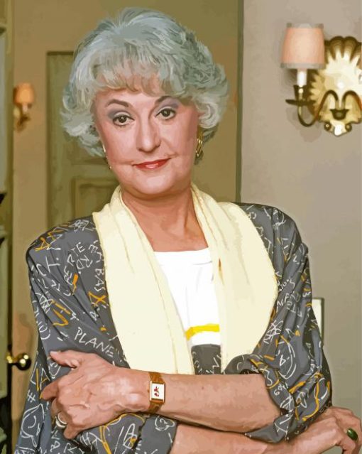 Bea Arthur American Actress Paint By Numbers