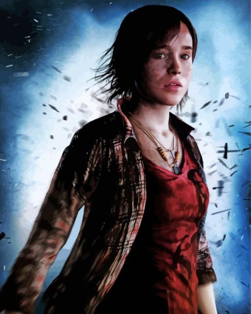 Beyond Two Souls Action Game Paint By Numbers