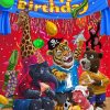 Birthday Animal Party Paint By Numbers