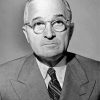 Black And White Harry S Truman Paint By Numbers