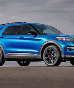 Blue Ford Explorer Paint By Numbers