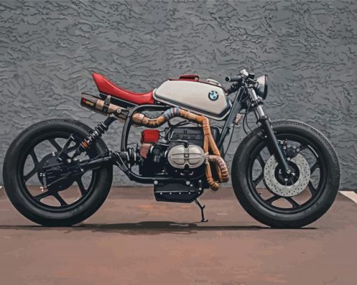 BMW Cafe Racer Paint By Numbers