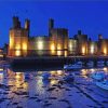 Caernarfon Castle Night Paint By Numbers