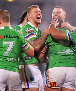 Canberra Raiders National Rugby League Team Paint By Numbers