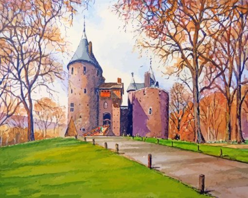 Castell Coch Art Paint By Numbers