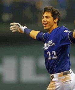 Christian Yelich Professional Player Paint By Numbers