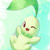 Cute Chikorita Art Paint By Numbers