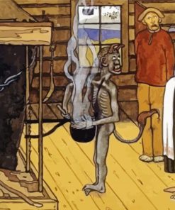 Devil By The Pot Hugo Simberg Paint By Numbers