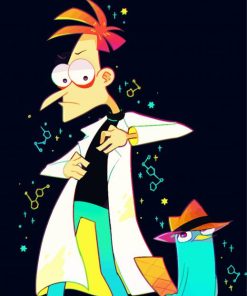 Dr Heinz Doofenshmirtz Paint By Numbers