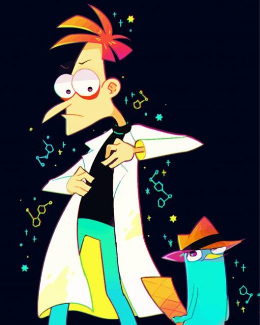 Dr Heinz Doofenshmirtz Paint By Numbers