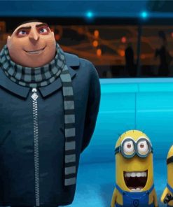 Felonious Gru And the Minions Paint By Numbers