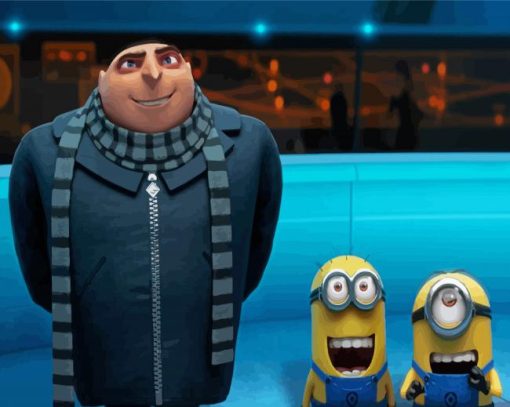 Felonious Gru And the Minions Paint By Numbers