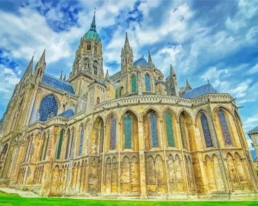 France Bayeux Cathedral Paint By Numbers