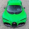 Green Car Bugatti Paint By Numbers