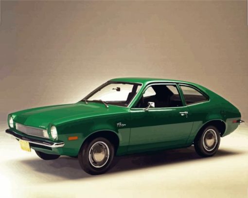 Green Ford Pinto Paint By Numbers