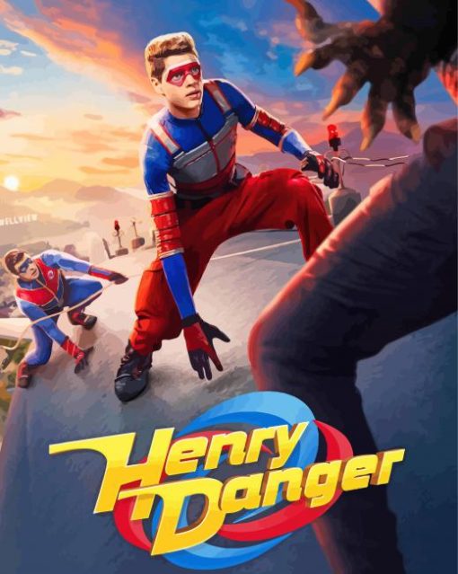 Henry Danger Illustration Paint By Numbers