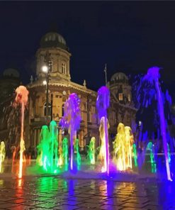 Hull Maritime Museum At Night Paint By Numbers