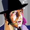 Humphrey Bogart Pop Arts Paint By Numbers