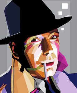 Humphrey Bogart Pop Arts Paint By Numbers