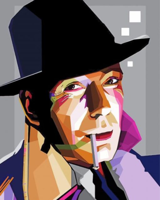 Humphrey Bogart Pop Arts Paint By Numbers