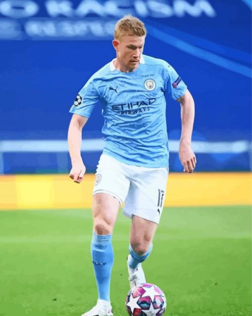 Kevin De Bruyne Player Paint By Numbers