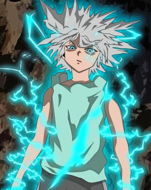 Killua Zoldyck Godspeed Paint By Number