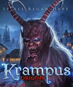 Krampus Origins Poster Paint By Numbers