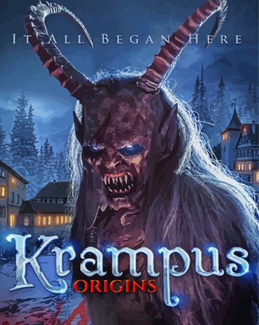 Krampus Origins Poster Paint By Numbers