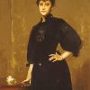 Lady In Black William Merritt Chase Paint By Numbers