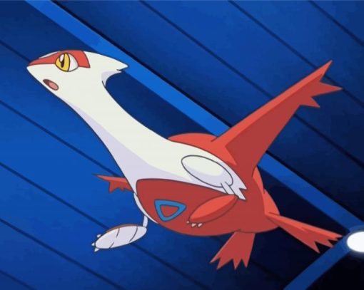 Latias Pokemon Species Paint By Numbers