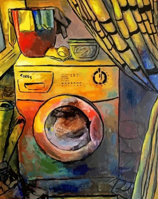 Laundry Room Art Paint By Numbers