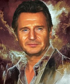 Liam Neeson Art Paint By Numbers