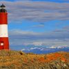 Light House In The Mountain Paint By Numbers