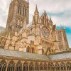 Lincoln Cathedral In England Paint By Numbers