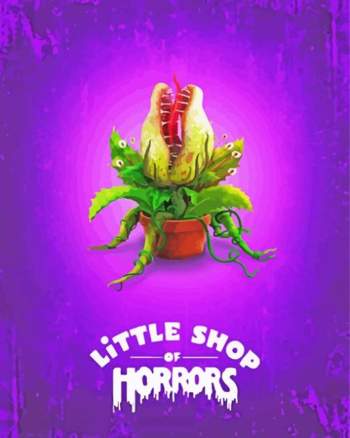 Little Shop Of Horrors Poster Art Paint By Numbers