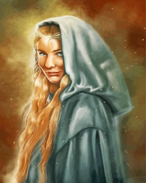 Lord Of The Rings Galadriel Illustration Paint By Numbers