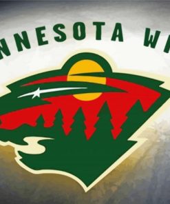 Minnesota Wild Logo Art Paint By Numbers