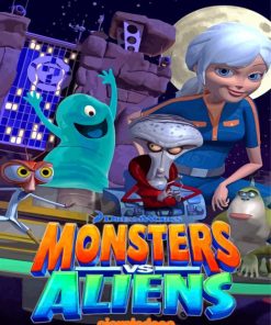 Monsters Vs Aliens Poster Paint By Numbers