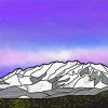 Mount Timpanogos Landscape Art Paint By Number