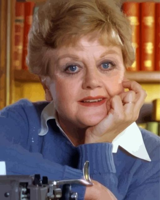 Murder She Wrote Jessica Fletcher Character Paint By Numbers