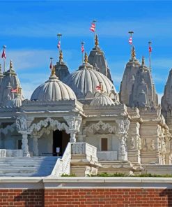 Neasden Indian Temple Paint By Numbers