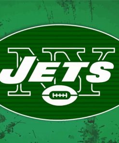 New York Jets American Football Logo Paint By Numbers